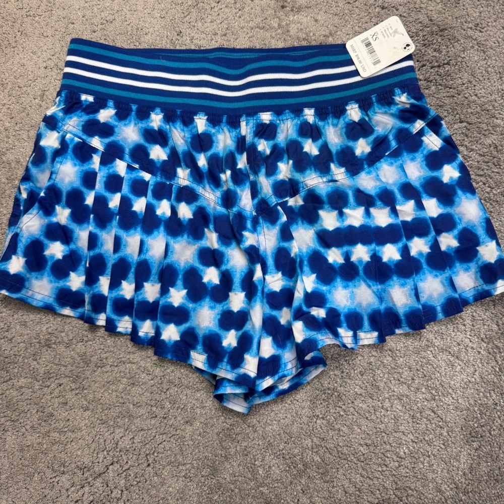 NEW FP Movement Free People Top Seed Blue Tie Dye Print Women's XS Shorts